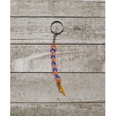 Shell Rubber Band Keychain