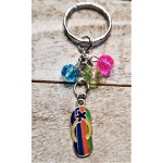 Summertime Flip Flop Keychain Beach Sandal Charm for Keys or Backpack Summertime Flip Flop Keychain Beach Sandal Charm for Keys or Backpack