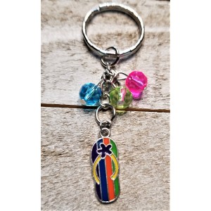 JTD-1032 : Summertime Flip Flop Keychain Beach Sandal Charm for Keys or Backpack at SailorHats.net JTD-1032 : Summertime Flip Flop Keychain Beach Sandal Charm for Keys or Backpack at SailorHats.net