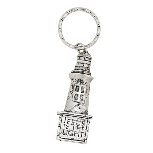 RTD-1118 : Jesus Is The Light - Metal Lighthouse Key Chain at SailorHats.net RTD-1118 : Jesus Is The Light - Metal Lighthouse Key Chain at SailorHats.net