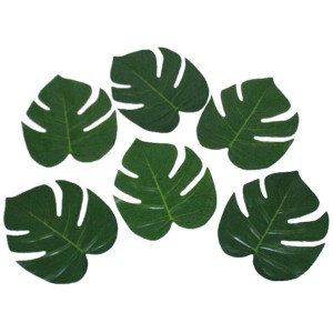 RTD-1462 : Large 8 inch Polyester Tropical Fern Palm Leaves at SailorHats.net