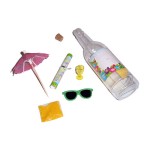 Message in a Bottle Beach Party Invitation
