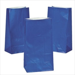 RTD-2315 : Royal Blue Paper Treat Bags at SailorHats.net