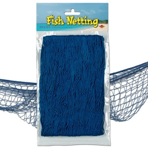 RTD-2605 : Sailors Decorative Blue Fish Netting at SailorHats.net