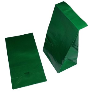 RTD-2631 : Mini Green Paper Treat Bags at SailorHats.net
