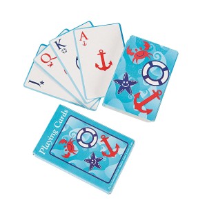 RTD-2846 : Nautical Playing Cards - 54 Card Deck at SailorHats.net