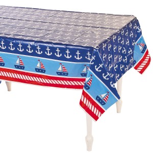 RTD-2902 : Little Sailor Birthday Table Cover at SailorHats.net