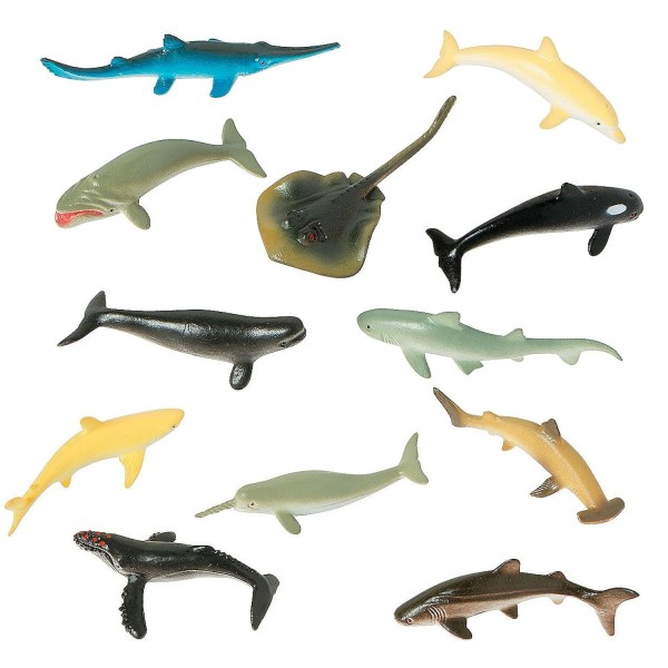 Assorted Ocean Animal and Sea Life Creature Figures Assorted Ocean Animal and Sea Life Creature Figures
