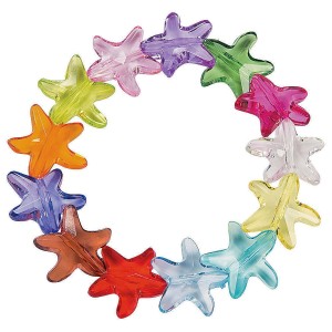 RTD-3433 : Colorful Starfish Stretchy Bracelet at SailorHats.net