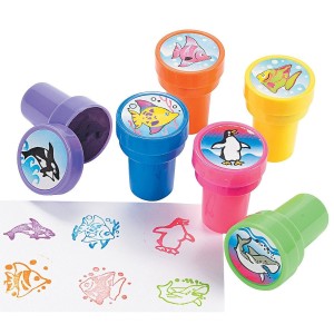 RTD-3510 : Ocean Life Colorful Ink Stampers at SailorHats.net