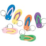 Flip Flop Keychain Beach Charm Summer Fun Tropical Key Ring Backpack Gift Accessory Flip Flop Keychain Beach Charm Summer Fun Tropical Key Ring Backpack Gift Accessory