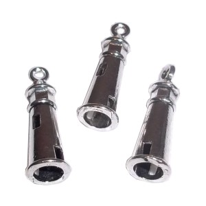 RTD-365012 : 12-Pack of 3D Metal Lighthouse Charms Antique Silver at SailorHats.net RTD-365012 : 12-Pack of 3D Metal Lighthouse Charms Antique Silver at SailorHats.net