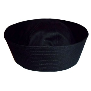 RTD-3720 : Child's Deluxe Sailor Hat Size 58cm Large - Black at SailorHats.net