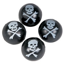 Jolly Roger Skull and Crossbones Bouncing Balls
