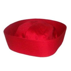 Child's Deluxe Sailor Hat Size 58cm Large - Red