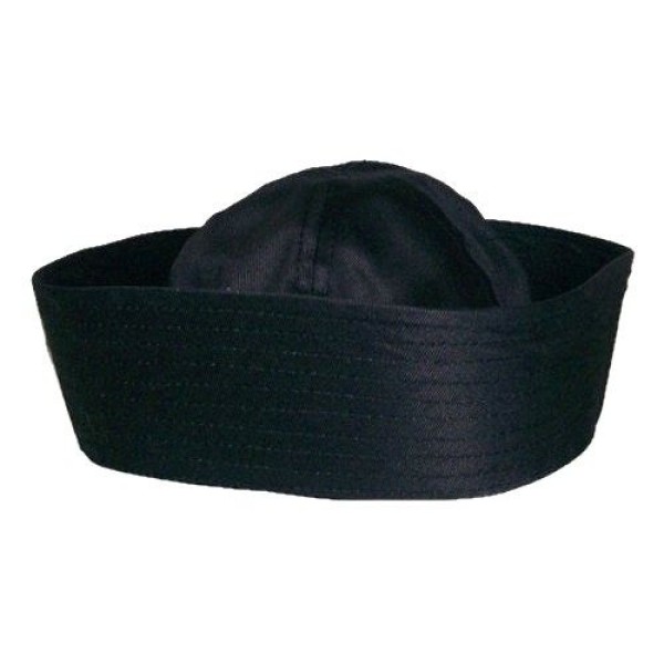 Child's Deluxe Sailor Hat Size 56cm Medium - Black Child's Deluxe Sailor Hat Size 56cm Medium - Black