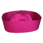 Child's Deluxe Sailor Hat Size 58cm Large - Hot Pink