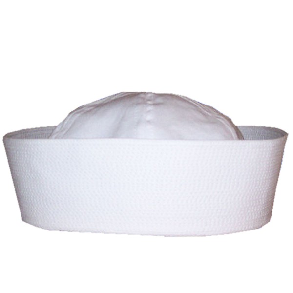 Deluxe Quality Adult White Sailor Hat - Size Small Deluxe Quality Adult White Sailor Hat - Size Small